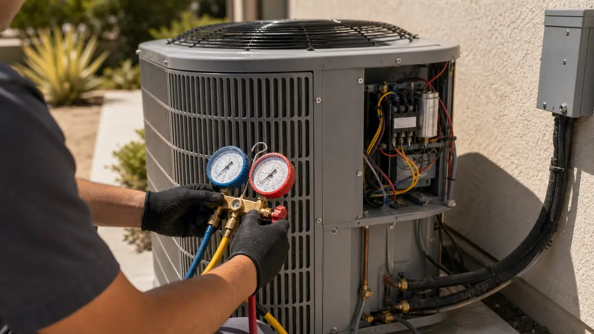 Diagnosing a Carrier condenser that short cycles in Arcadia, CA